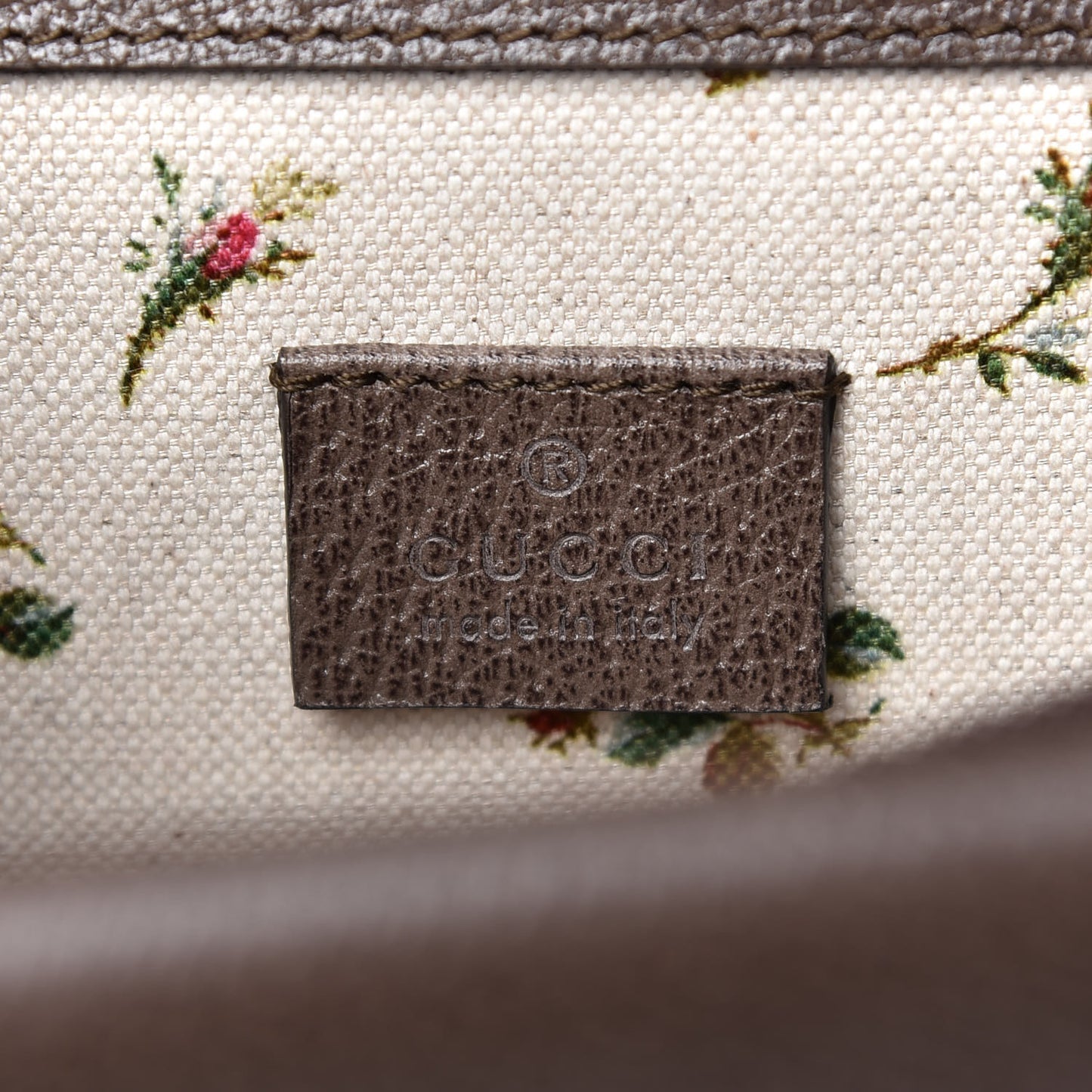 Calfskin Web Floral Embroidered Medium Dionysus Shoulder Bag New Acero