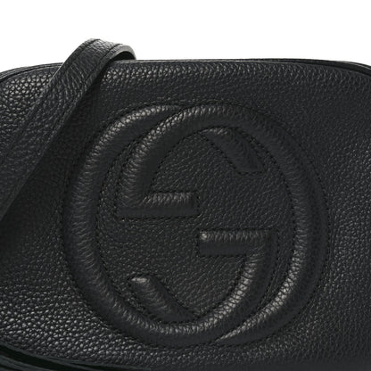 Gucci Pebbled Calfskin Small Soho Disco Bag Black 8 of 11