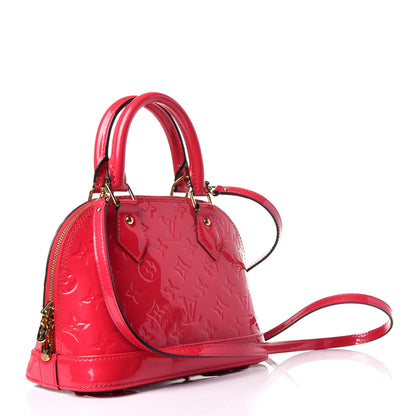 Louis Vuitton Vernis Alma BB Hot Pink 3 of 13