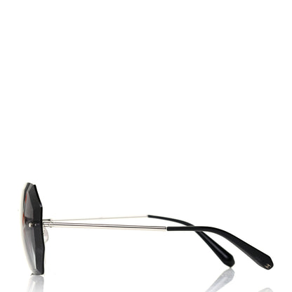 Chanel Metal Spring Round Sunglasses 4220 Silver 3 of 4