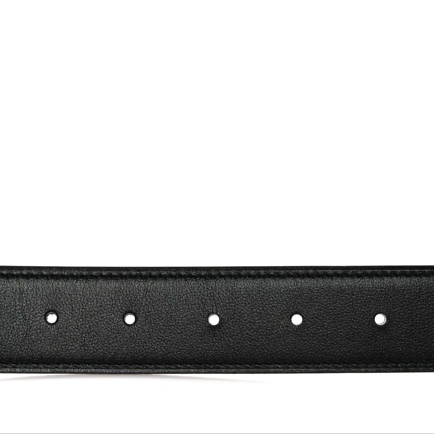 Hermes Box Togo 32mm Au Carre H 100 40 Belt Black Chocolate 3 of 6