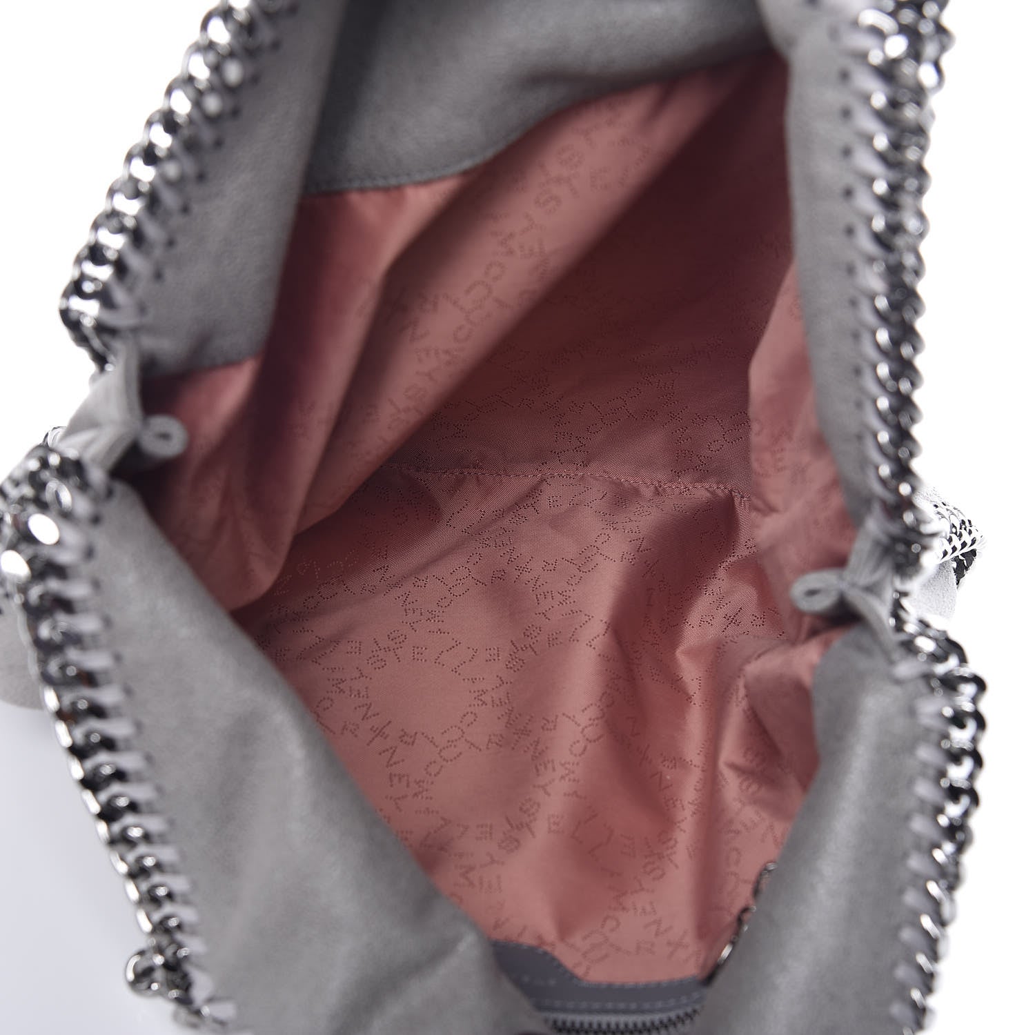 Stella McCartney Shaggy Deer Falabella Fold Over Tote Grey 8 of 12