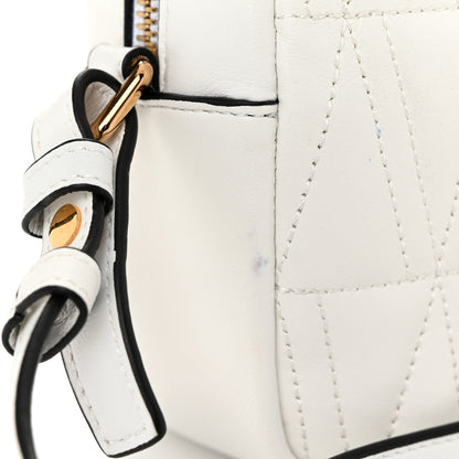 Versace Nappa Quilted Virtus Shoulder Bag White 11 of 13