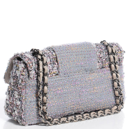 Chanel Tweed Fantasy Flap Pink 3 of 7