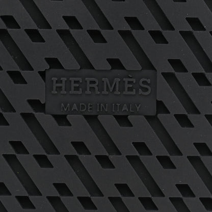 Hermes Calfskin Womens Chypre Sandals 35 Black 7 of 9
