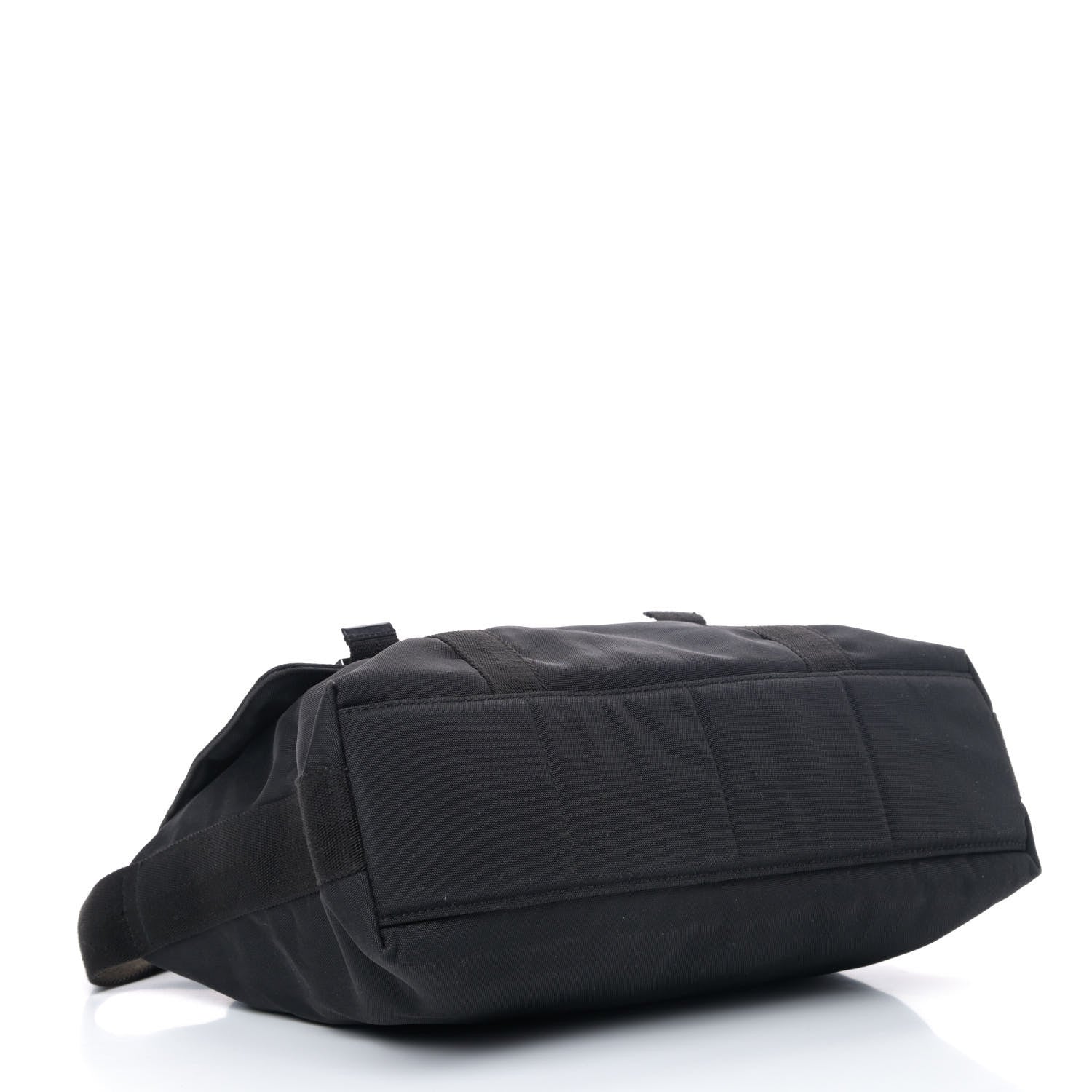 Gucci Nylon Medium Double Buckle Flap Messenger Bag Black 3 of 7