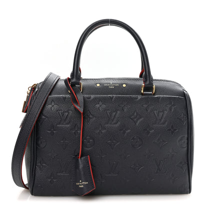Louis Vuitton Empreinte Speedy Bandouliere 25 NM Marine Rouge 1 of 9