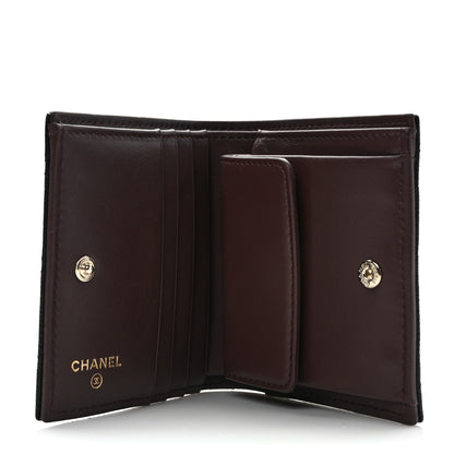 Chanel Caviar Quilted Compact Bifold Wallet Black 5 of 7