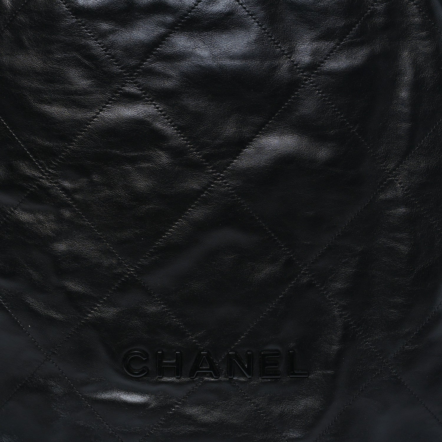 Chanel Shiny Calfskin Quilted Chanel 22 Backpack So Black 8 of 10