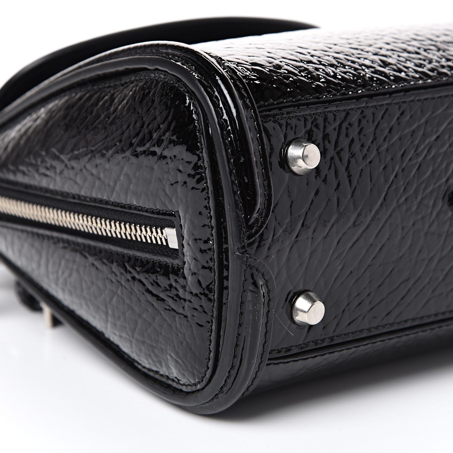 Alexander McQueen Patent Mini Heroine Black 8 of 11