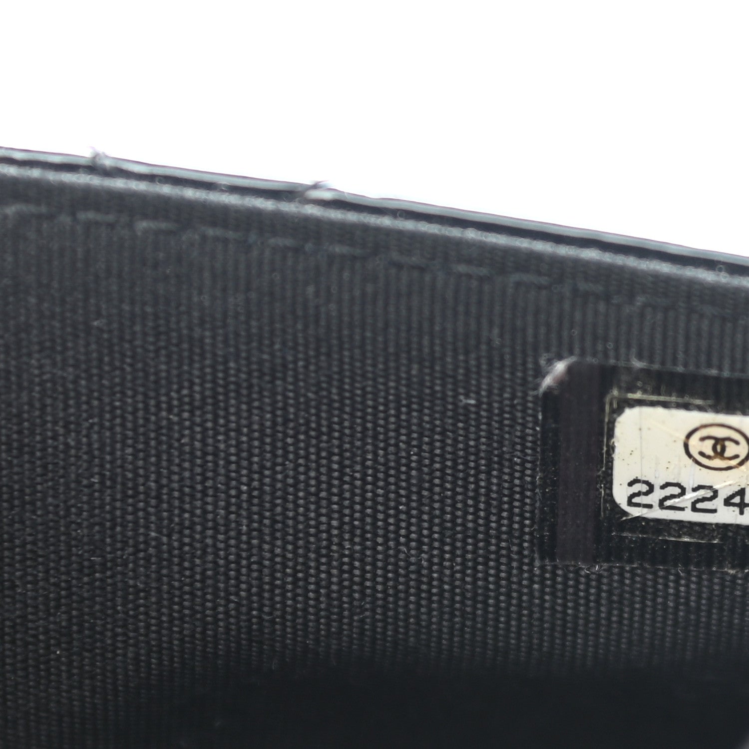 Chanel Patent Calfskin Quilted Boy Wallet On Chain WOC Black 8 of 12