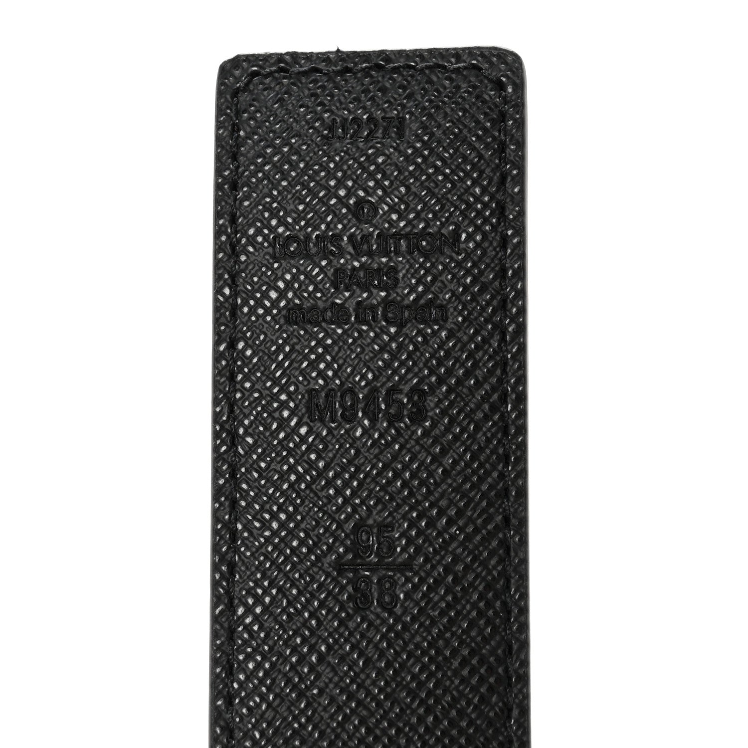 Louis Vuitton Calfskin Monogram 30mm LV Initiales Reversible Belt 95 38 Black 8 of 9