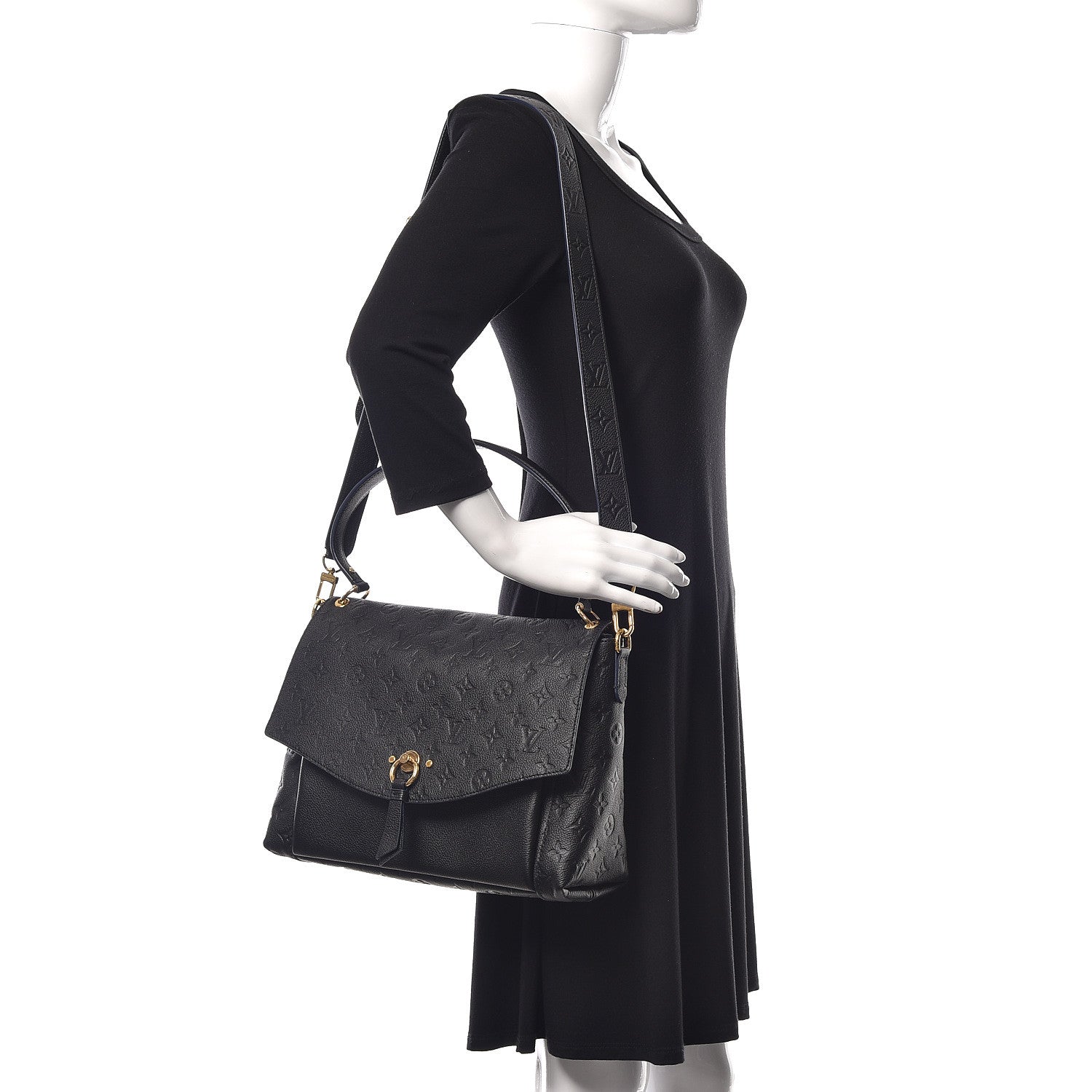 Louis Vuitton Empreinte Blanche MM Black 2 of 11