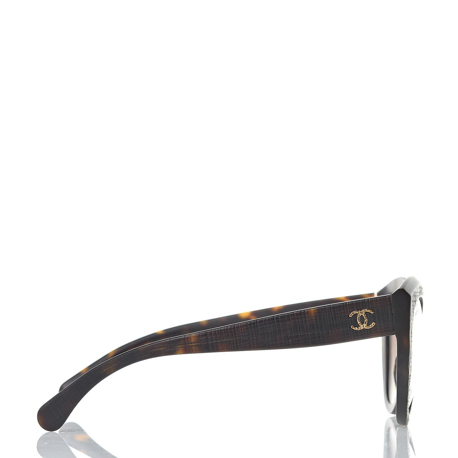 Chanel Butterfly Signature Polarized Sunglasses 5331 Dark Tortoise 3 of 8