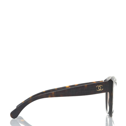 Chanel Butterfly Signature Polarized Sunglasses 5331 Dark Tortoise 3 of 8