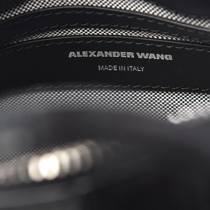 Alexander Wang Suede Calfskin Small Rogue Satchel Black Silver Hardware 6 of 9