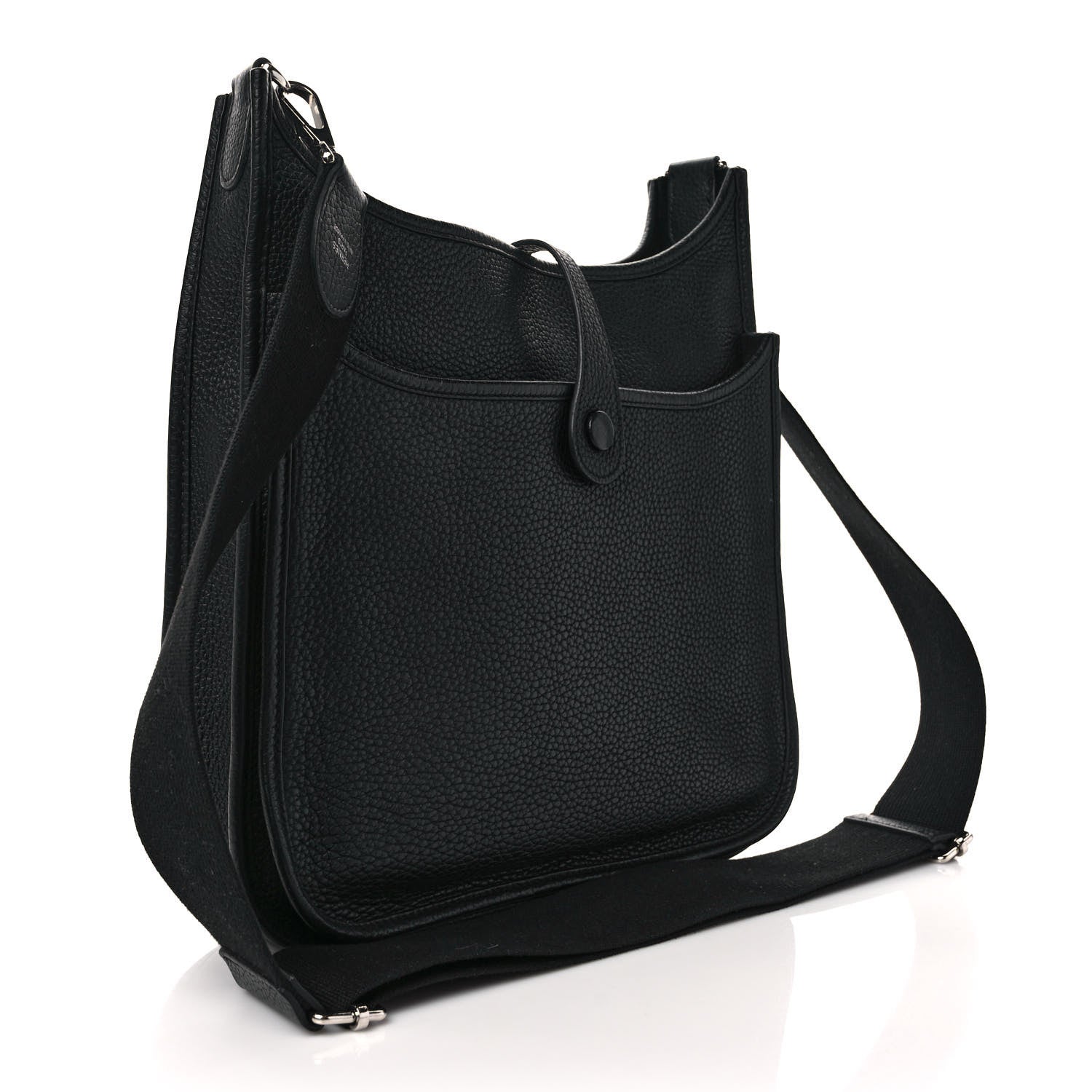 Hermes Taurillon Clemence Evelyne III GM Black 3 of 8