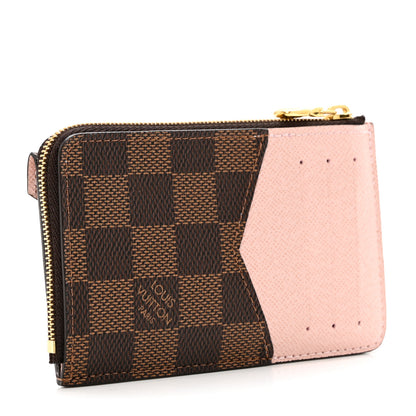 Louis Vuitton Damier Ebene Recto Verso Card Holder Rose Ballerine 3 of 6