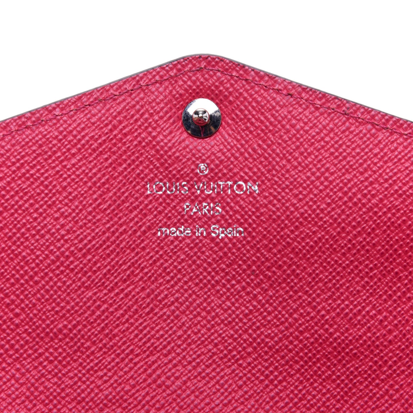 Epi Sarah Wallet NM Hot Pink