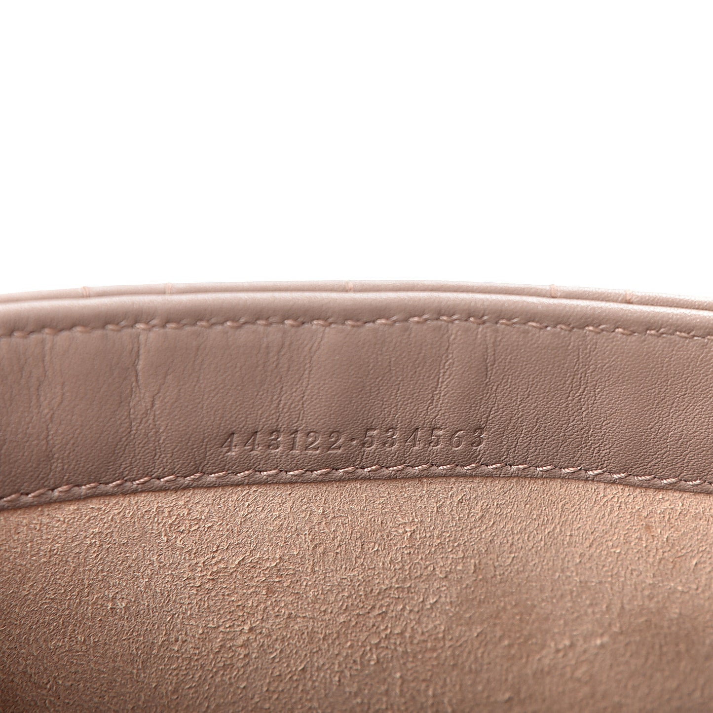 Calfskin Matelasse Mini Pearly GG Marmont Chain Wallet Porcelain Rose