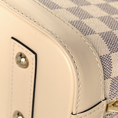 Louis Vuitton Damier Azur Braided Alma BB 11 of 12