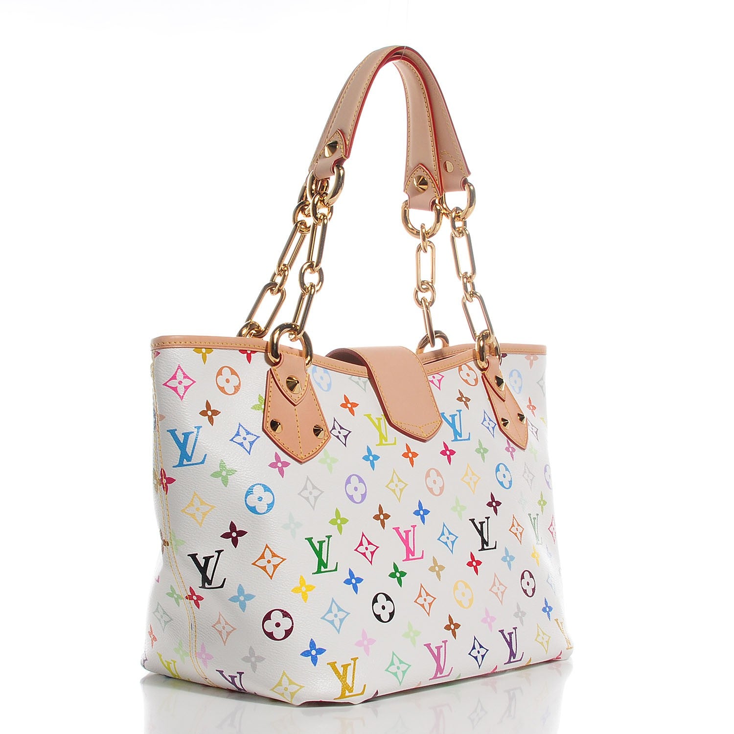 Louis Vuitton Monogram Multicolor Annie GM White 3 of 7
