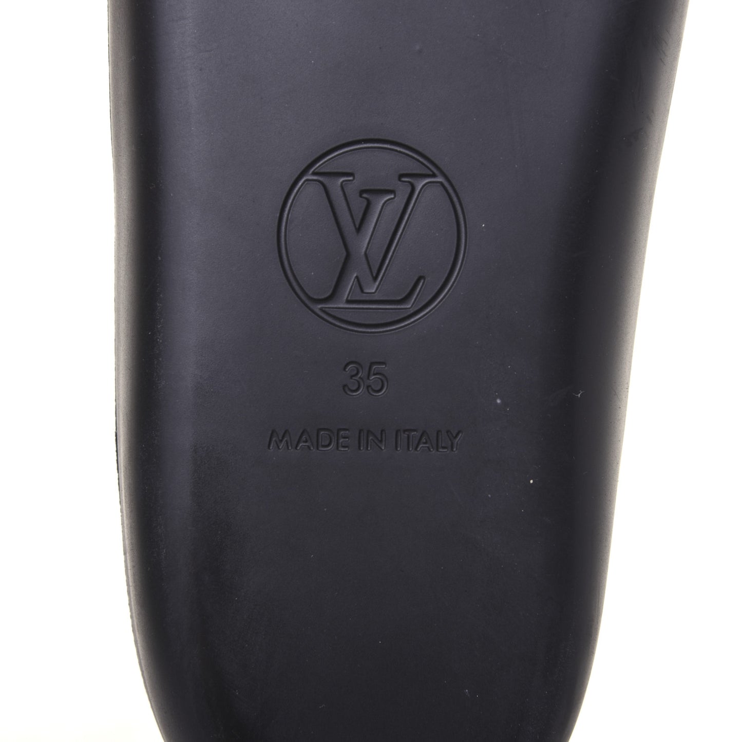 Metallic Calfskin Monogram Logo Sunbath Slide Sandals 35