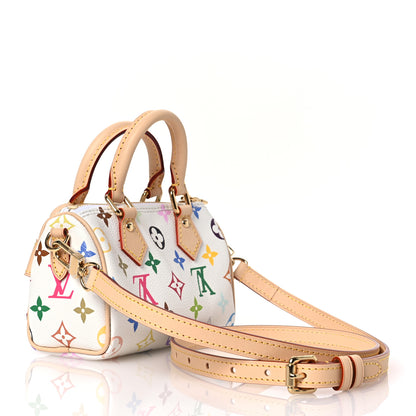 Louis Vuitton LV X TM Monogram Multicolor Nano Speedy White 3 of 11