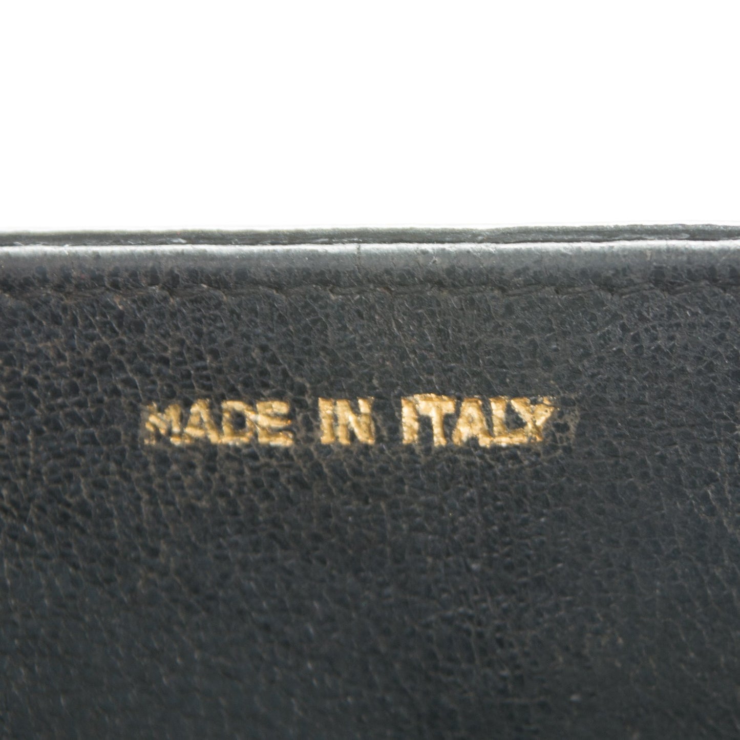 Patent Small Flap Bag Black