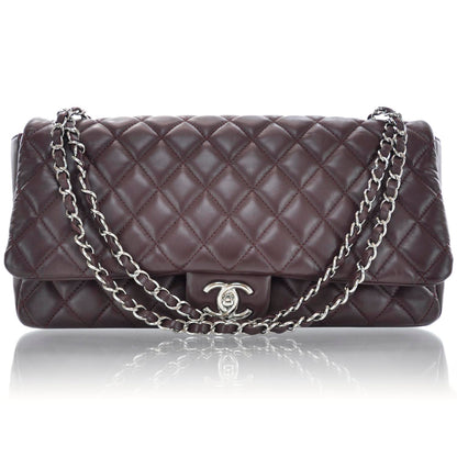 Chanel Lambskin Jumbo Coco Rain Flap Bordeaux 1 of 14