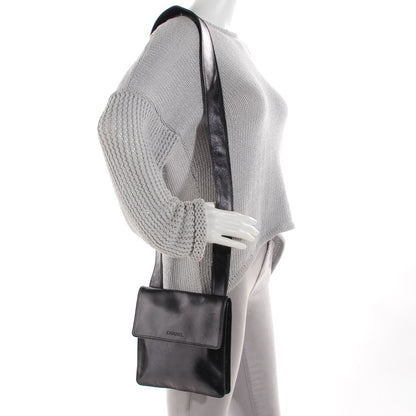 Chanel Lambskin Shoulder Flap Bag Black 2 of 8