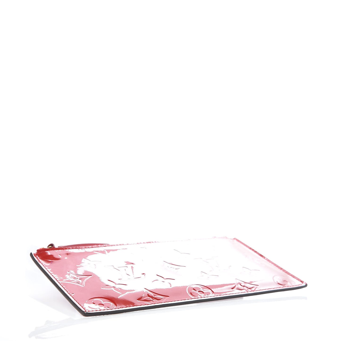 Vernis Felicie Chain Wallet Zippered Insert Cherry