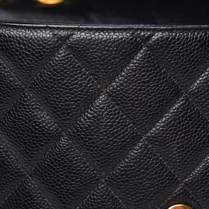 Chanel Caviar Quilted Jumbo Single Flap Black 15 of 21