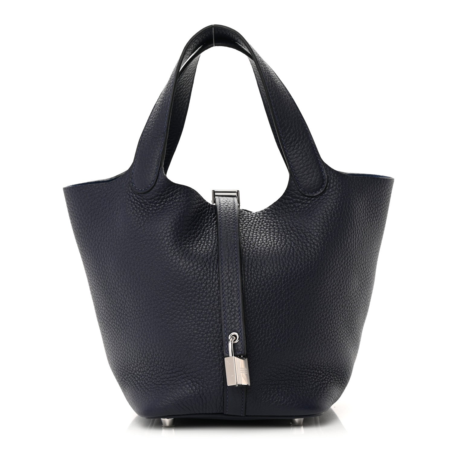 Hermes Taurillon Clemence Picotin Lock 18 PM Bleu Nuit 1 of 12