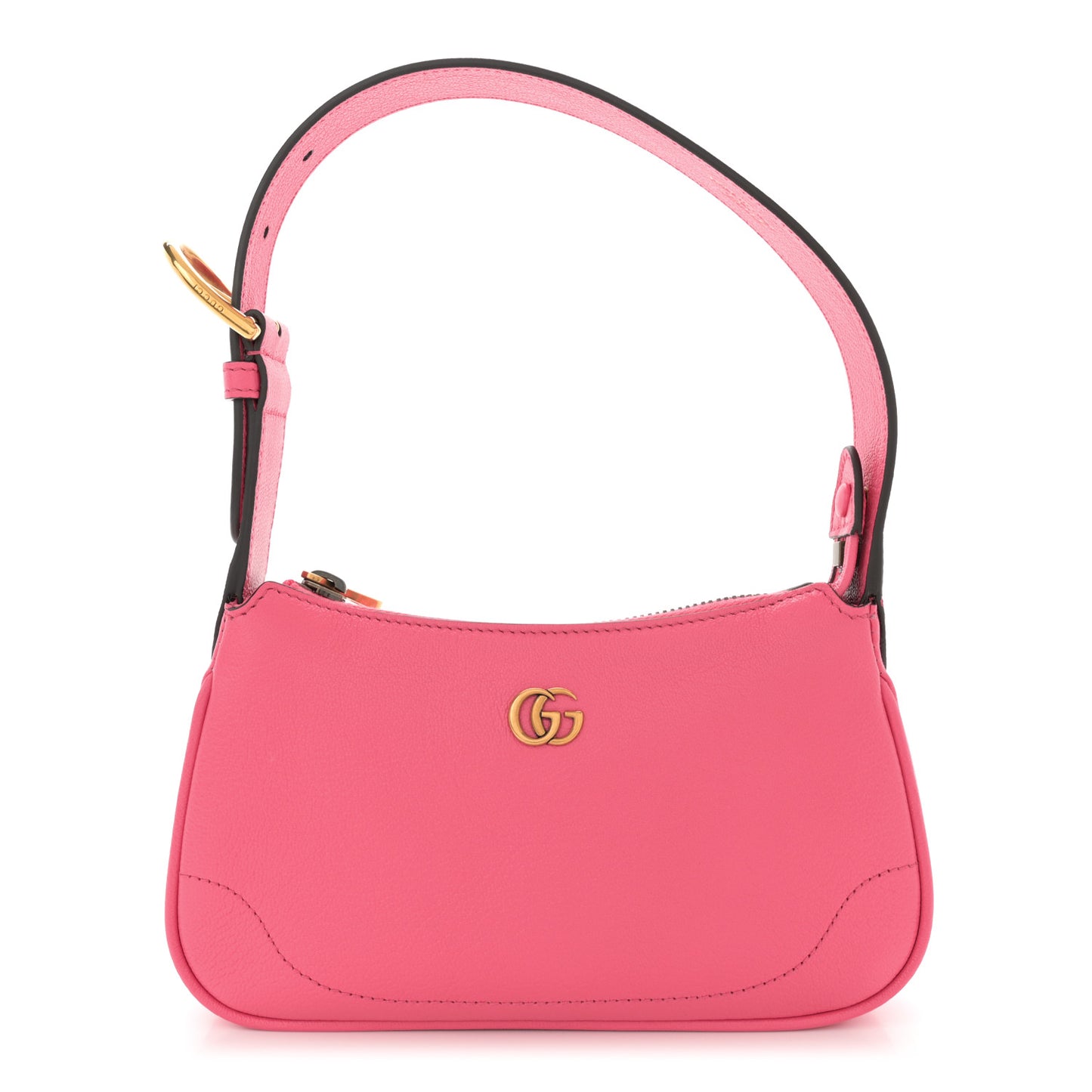 Goatskin Mini Aphrodite Shoulder Bag Rhodamine Pink