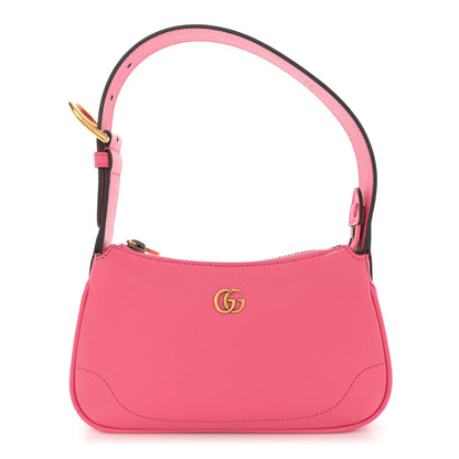 Gucci Goatskin Mini Aphrodite Shoulder Bag Rhodamine Pink 1 of 11