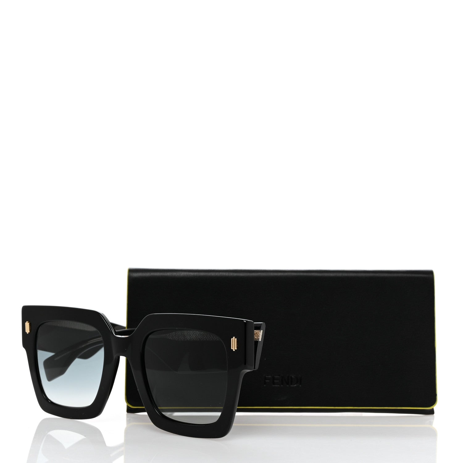 Fendi Acetate Fendi Roma Sunglasses FF 0457/G/S Black Blue 2 of 7