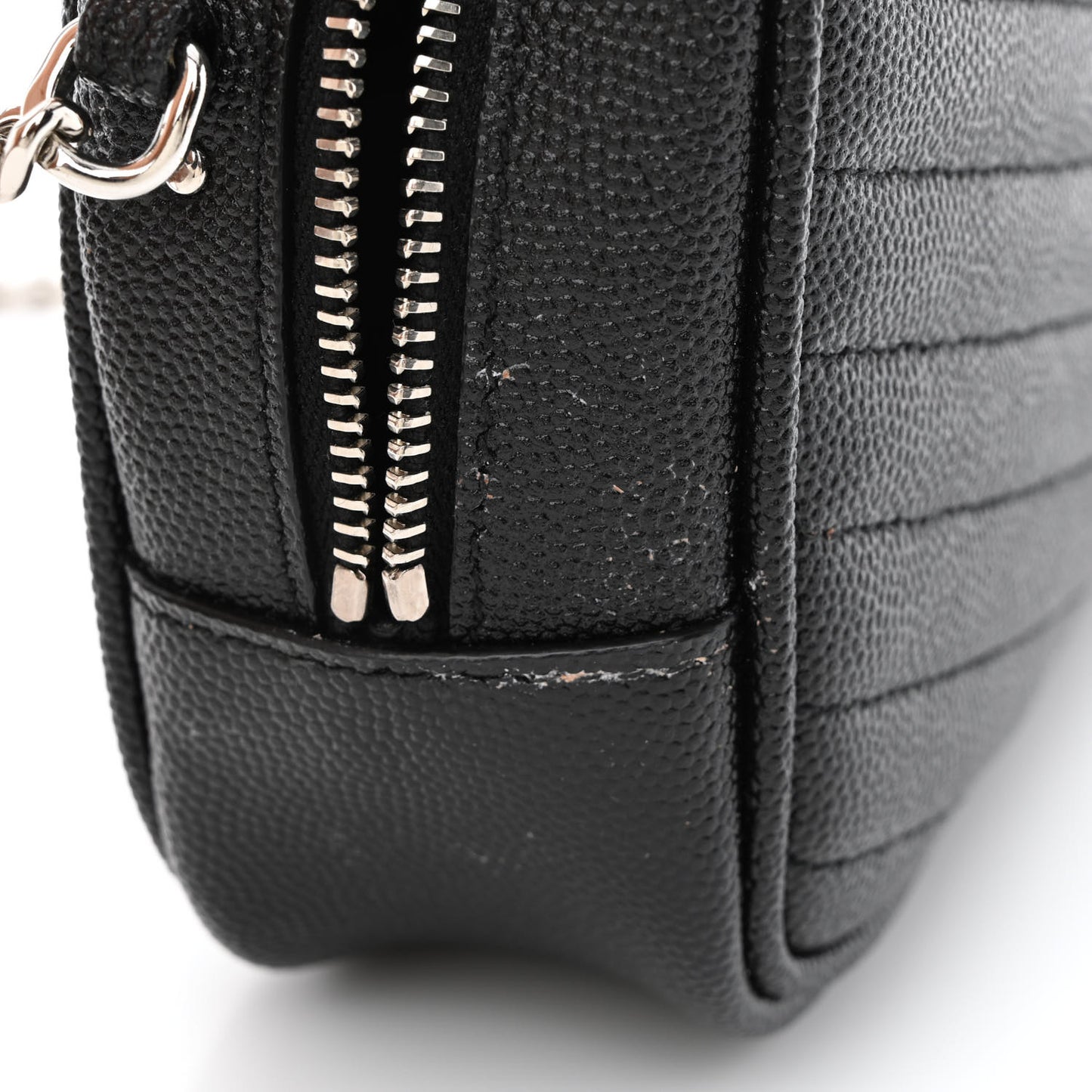 Grain De Poudre Matelasse Monogram Mini Lou Camera Bag Black