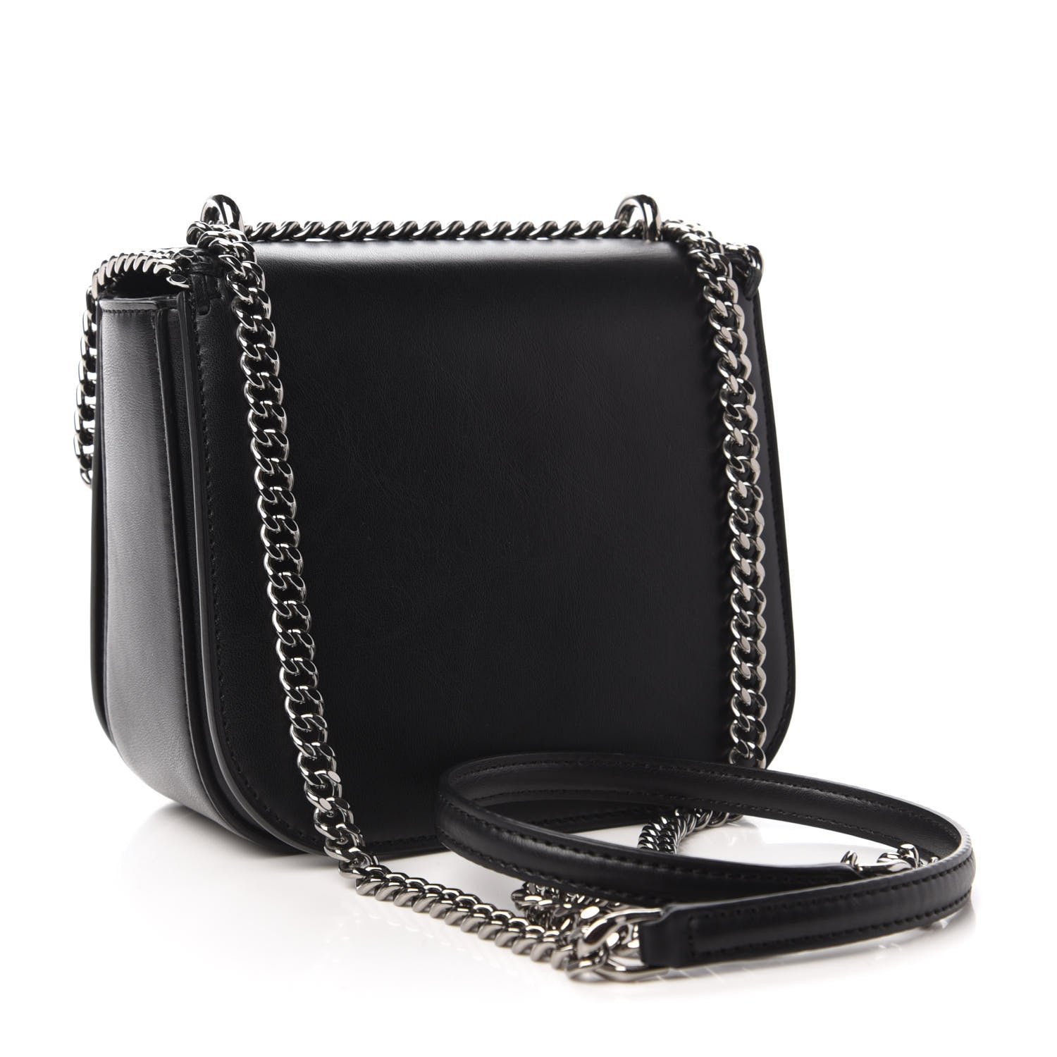 Stella McCartney Alter Nappa Embossed Medium Star Falabella Box Shoulder Bag Black 4 of 10