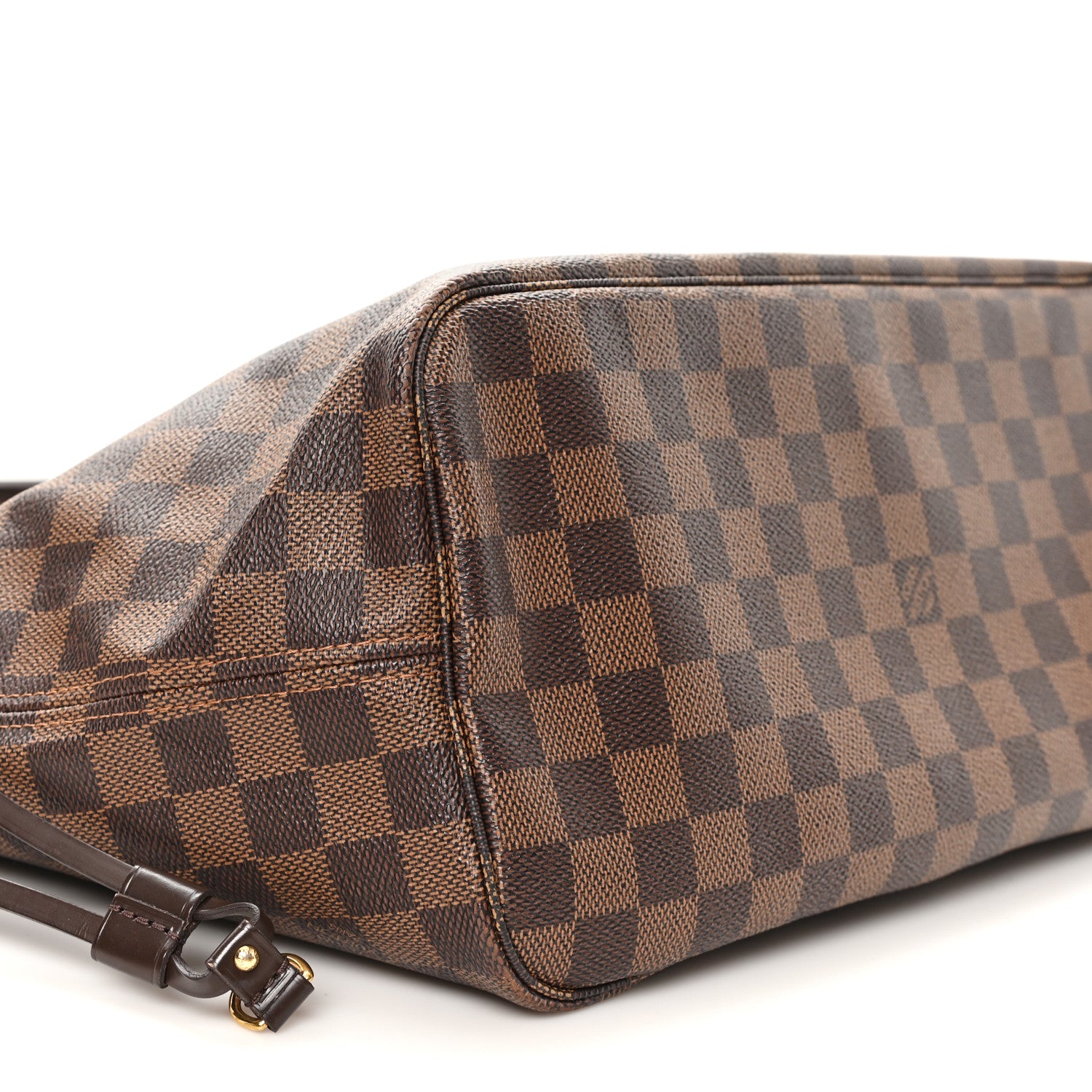Louis Vuitton Damier Ebene Neo Neverfull MM Rose Ballerine 8 of 9