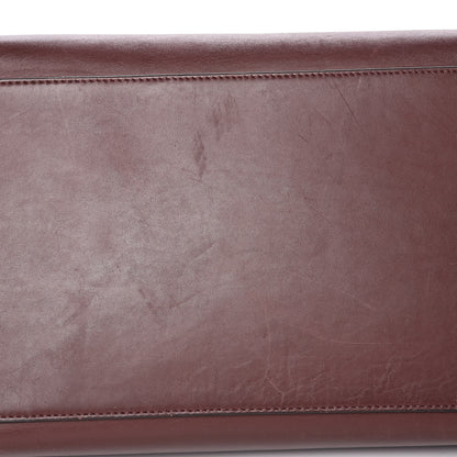 Celine Smooth Calfskin Suede Large Trapeze Burgundy 18 of 21