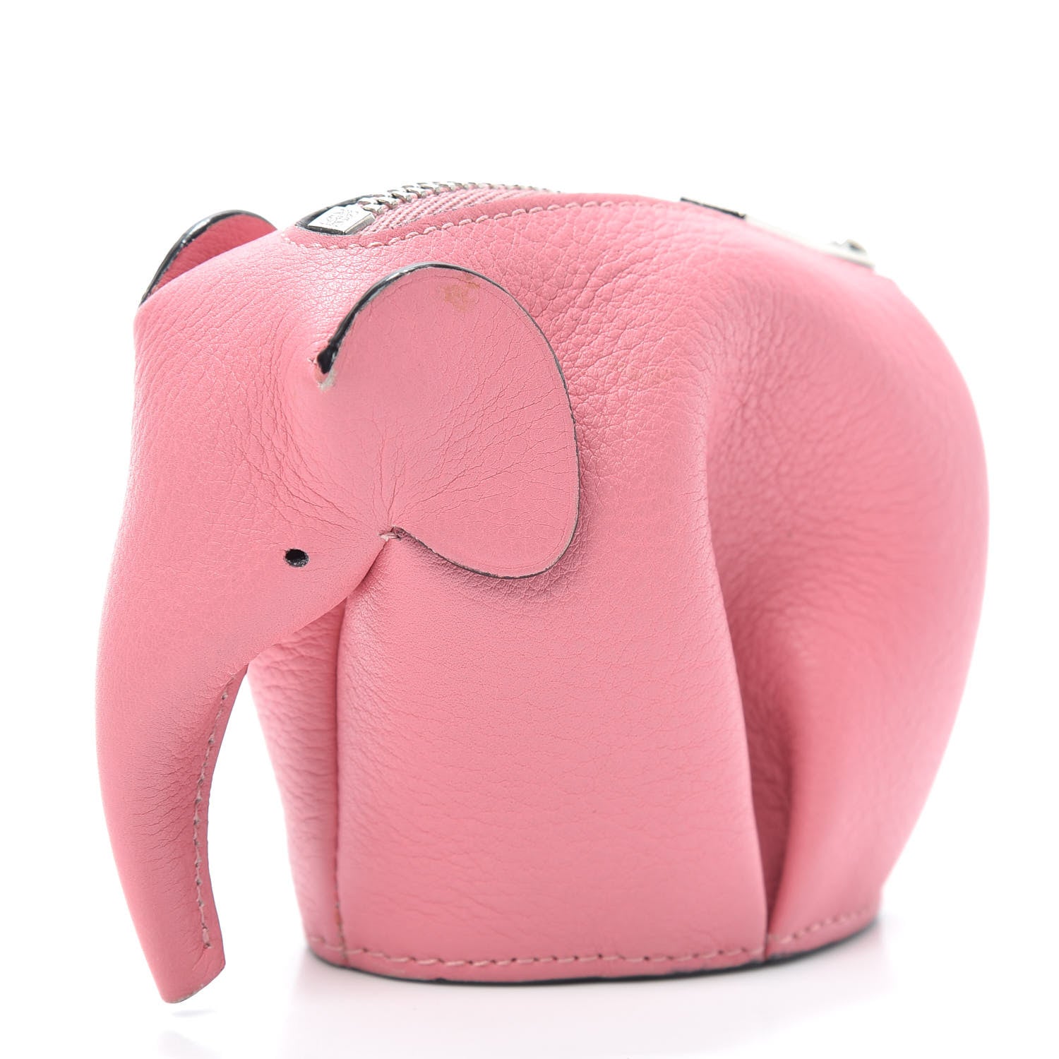 Loewe Calfskin Elephant Coin Purse Candy 2 of 5
