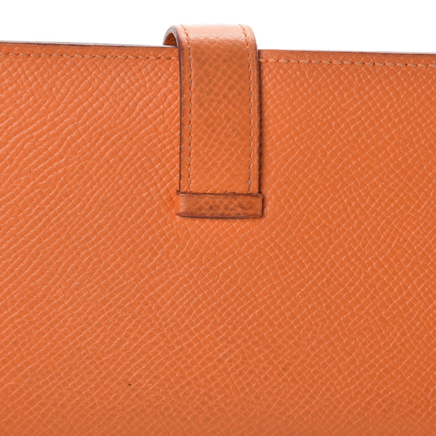Hermes Epsom Bearn Gusset Wallet Orange 23 of 23