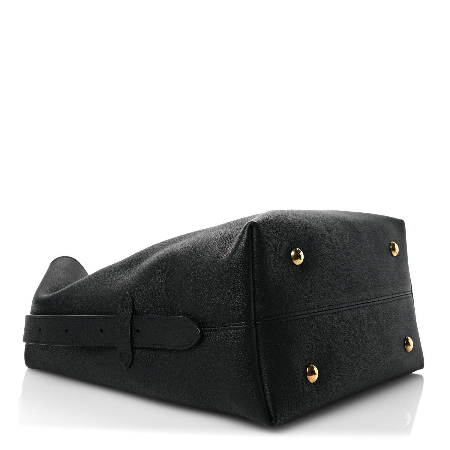 Louis Vuitton Grained Calfskin Low Key Hobo MM Black 5 of 11