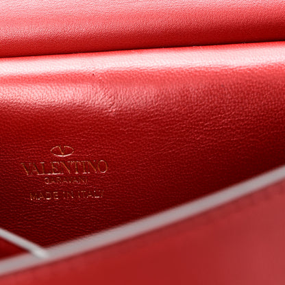 Valentino Garavani Calfskin VLogo Chain Shoulder Bag  Rouge Pur 6 of 9