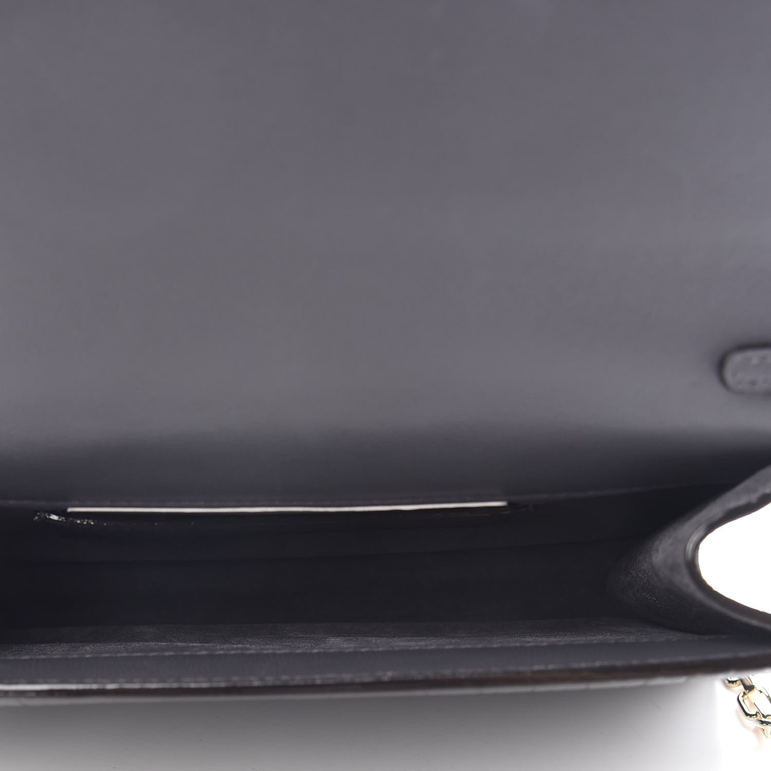 Jimmy Choo Calfskin Crocodile Embossed Varenne Chain Clutch Dusk 4 of 8