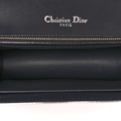 Christian Dior Metallic Patent Micro-Cannage Medium Diorama Flap Bag Silver 5 of 9