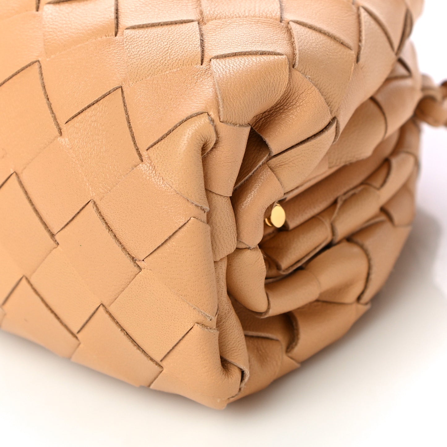 Nappa Intrecciato The Mini Pouch Almond