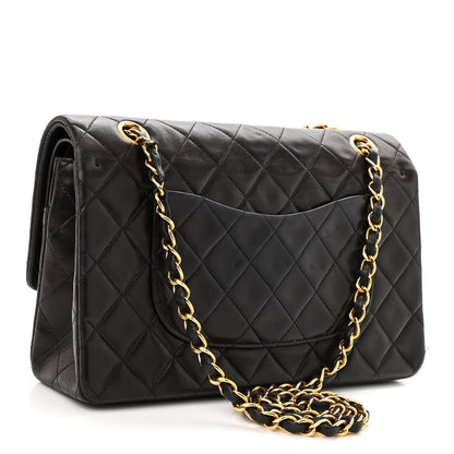 Chanel Lambskin Quilted Medium Double Flap Black 3 of 13