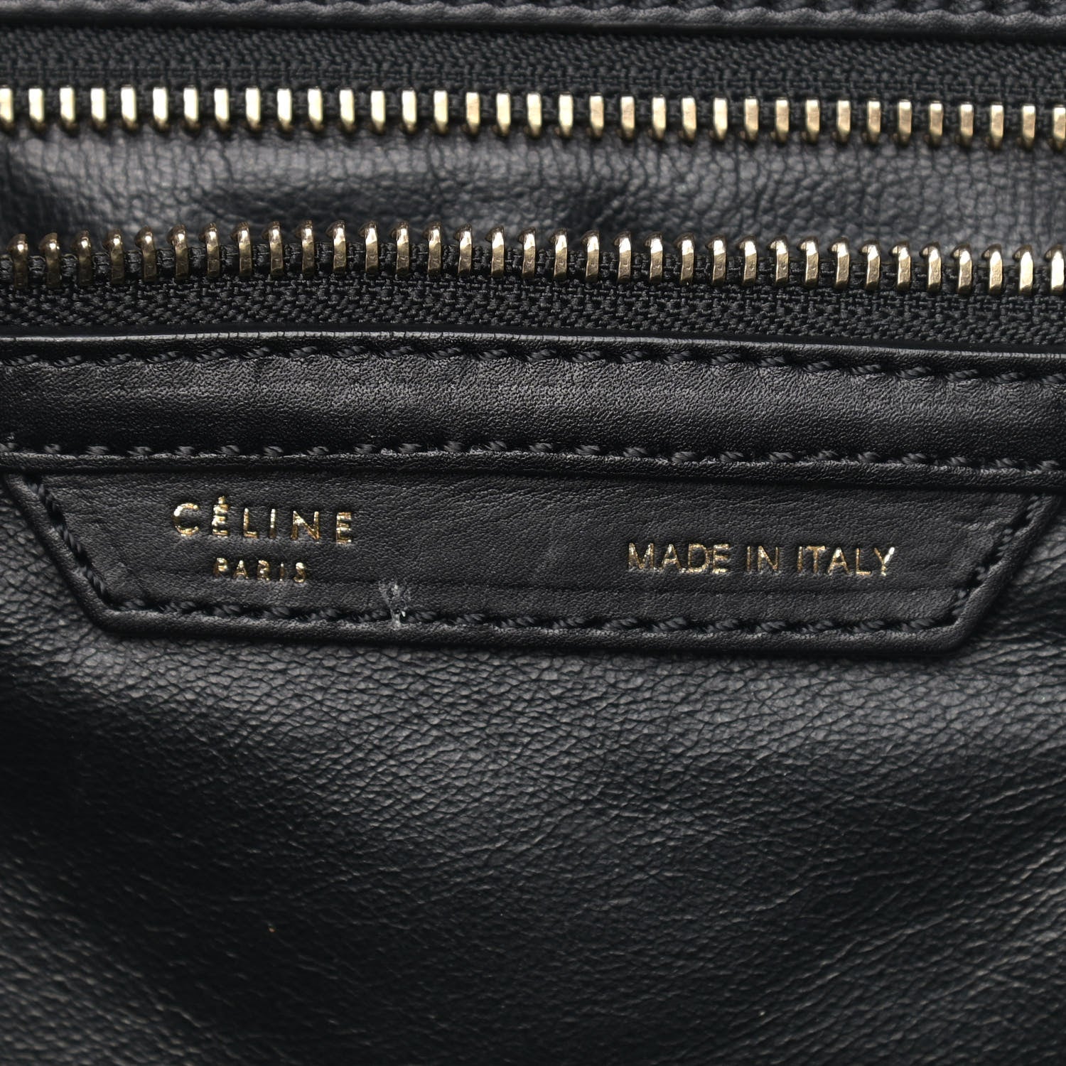 Celine Smooth Calfskin Mini Bi-Color Luggage Forest Black 9 of 22